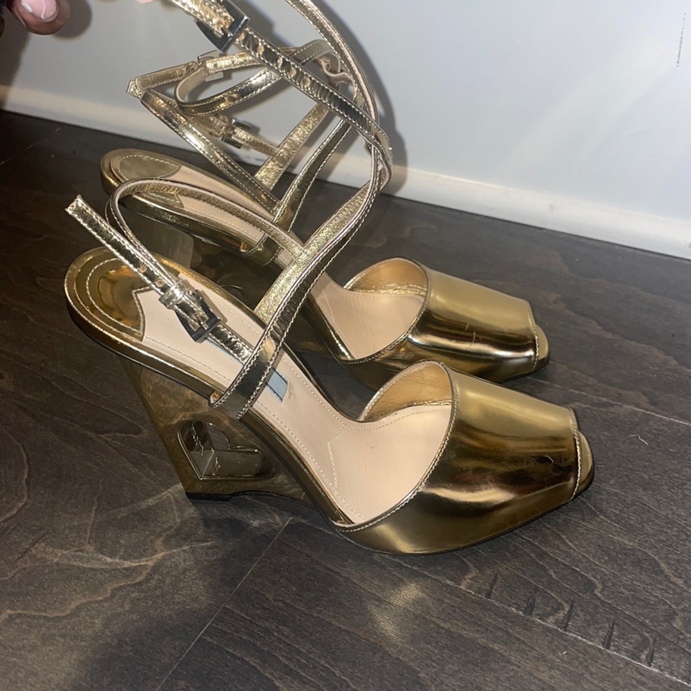 Prada wedges